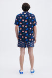 Blue La Plage print, a stylish collaboration by Matías Larraín.