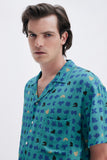 Light Blue Shirt with 'Lucky Charms' print, a stylish collaboration by Mary Matson.
