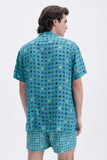 Light Blue Shirt with 'Lucky Charms' print, a stylish collaboration by Mary Matson.
