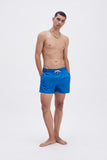 Blue Swim Shorts Plain Color