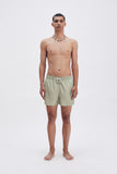 Sage Green Swim Shorts Plain Color
