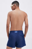 Navy Swim Shorts Plain Color