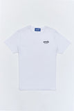 White Tee with 'Le Bel Été' print, a stylish collaboration by Edith Carron