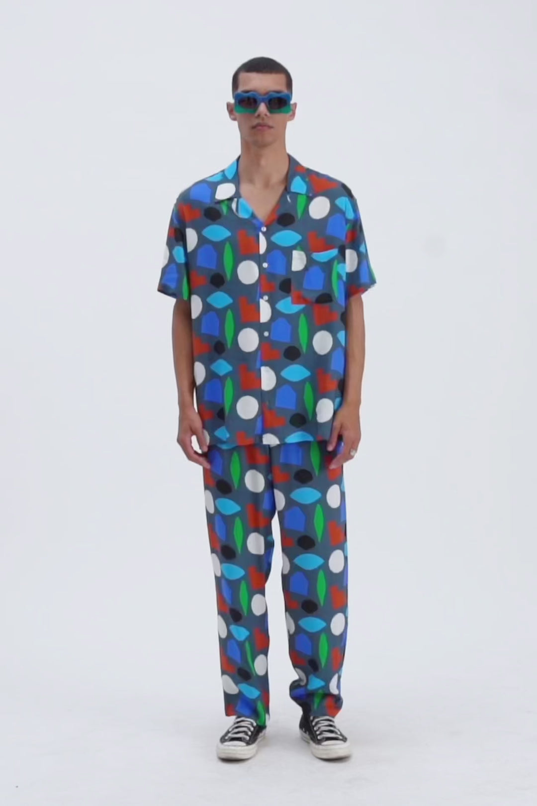 Pants Blue Hellas x Julie Safirstein