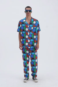 Pants Blue Hellas x Julie Safirstein